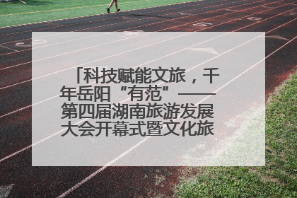 科技赋能文旅，千年岳阳“有范”——第四届湖南旅游发展大会开幕式暨文化旅游推介会侧记